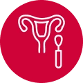 Cervical cancer screening icon